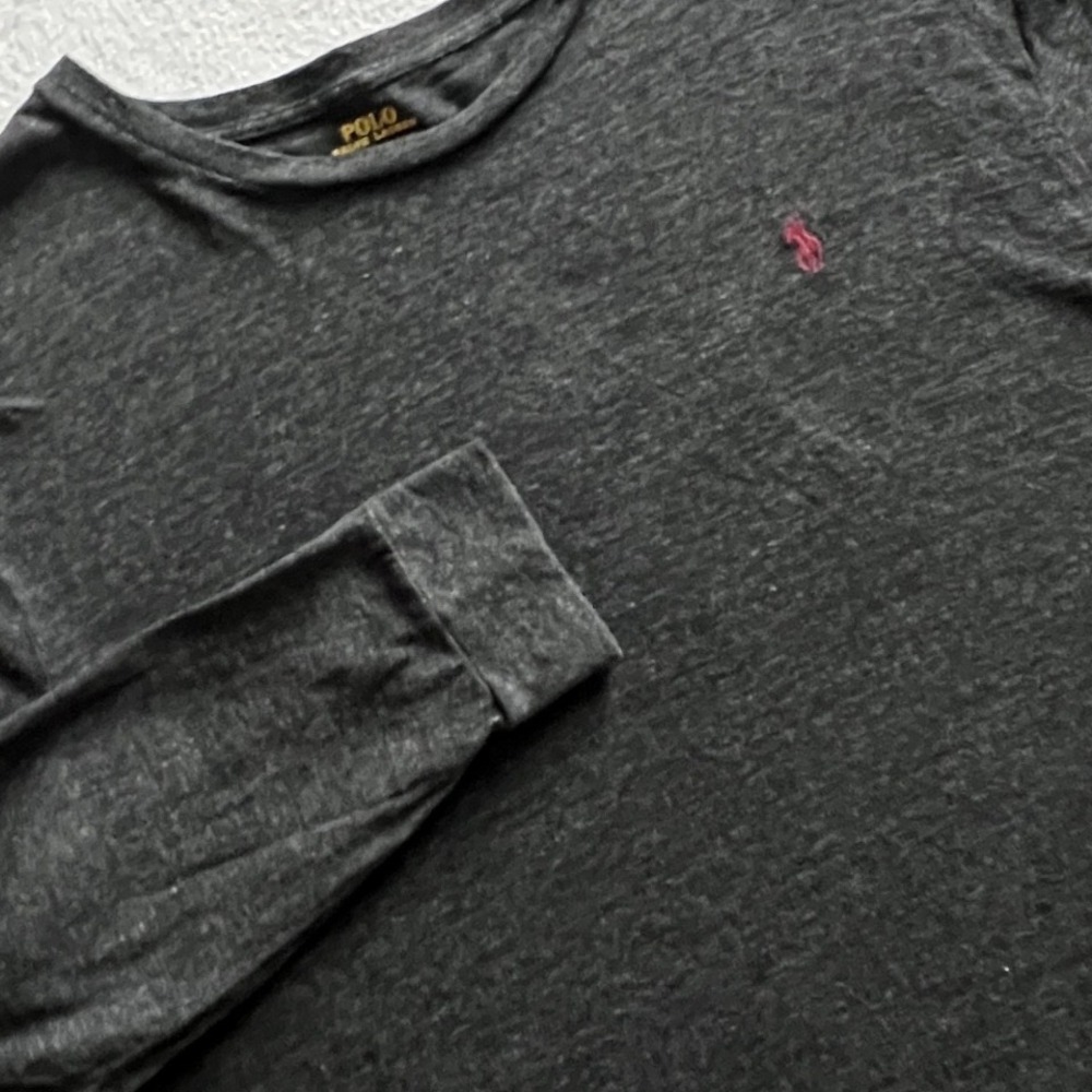 Polo Ralph Lauren Mens XL Long Sleeve T Shirt Heather Gray Golf Stylish Classic